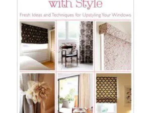 Window treatments book cover collage
