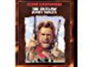 Vintage western movie poster showing man with gun