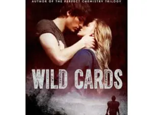 Wild Cards book cover: couple embracing, football silhouette