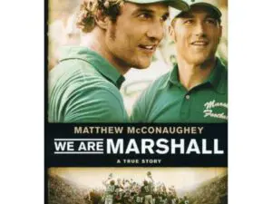 We Are Marshall movie poster with football team