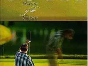 Book cover: golfer putting with motion blur