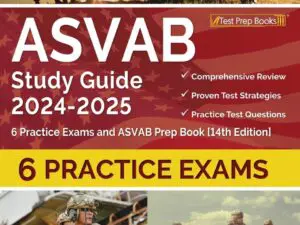 ASVAB Study Guide cover with soldiers