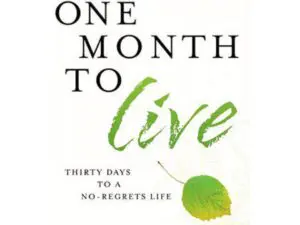 One Month to Live book cover