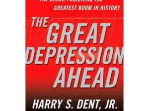 Red book cover: The Great Depression Ahead