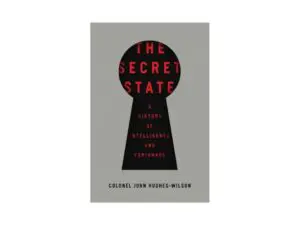 The Secret State book cover with keyhole