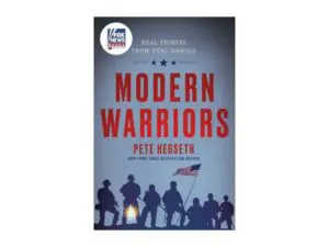 Modern Warriors book cover with soldier silhouettes