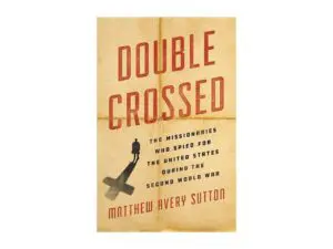 Double Crossed book cover with silhouette
