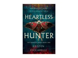 Heartless Hunter book cover with crimson moth