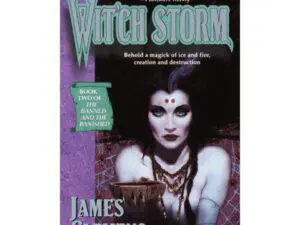 Witch Storm book cover with pale sorceress