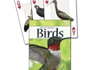 Southeast Birds playing cards with hummingbird