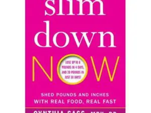 Bright pink "Slim Down Now" book cover