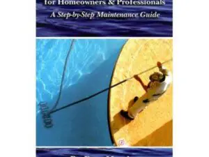 Book cover: person cleaning a swimming pool