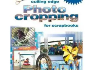 Scrapbook photo cropping book cover collage