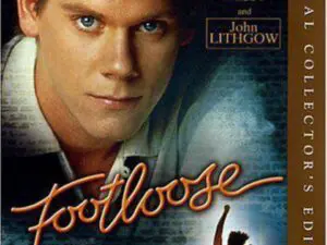 Footloose movie poster featuring male lead