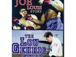 DVD cover showing boxing and baseball biopics