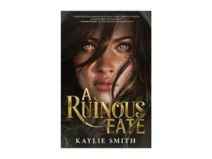 A Ruinous Fate cover, close-up woman's face