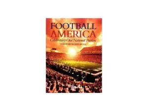 Football America book cover with stadium sunset