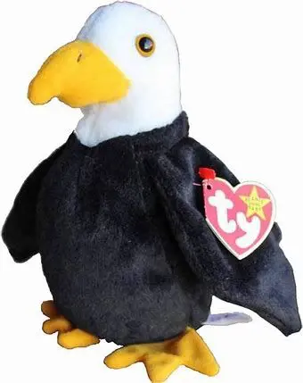 Ty Beanie Baby bald eagle plush