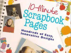10-Minute Scrapbook Pages book cover with baby