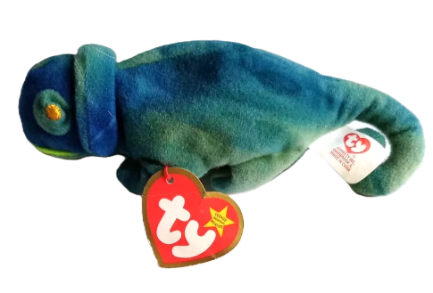 Blue-green Ty Beanie Baby plush manatee