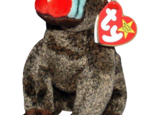 Ty Beanie Baby mandrill plush toy