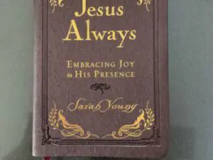 Brown "Jesus Always" devotional book cover