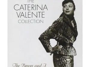 Vintage album cover featuring woman in patterned suit