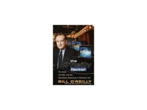 Book cover: television host in studio setting