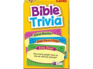 Bible Trivia game cards packaging
