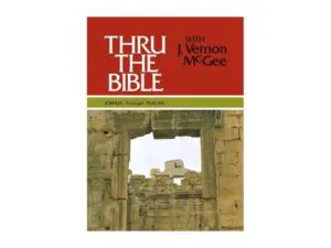 Thru the Bible book cover, J. Vernon McGee