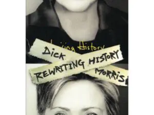 Book cover showing split portrait and torn title