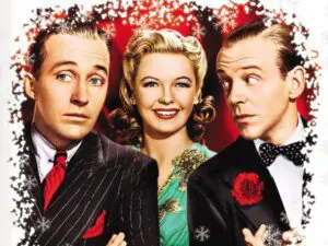 Holiday Inn movie poster with three performers