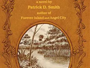 Brown embossed book cover with marsh scene