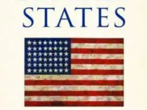 United States book cover with American flag