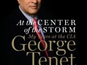 Book cover: portrait of suited man and title