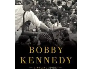 Man reaching into crowd on book cover