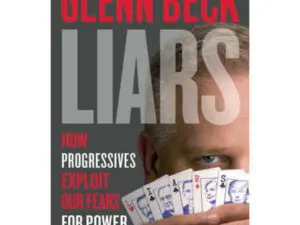 Book cover "LIARS" showing person holding playing cards