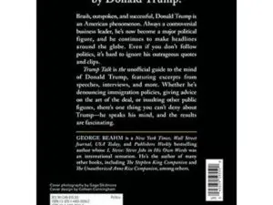 Back cover of political book with descriptive text