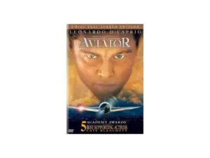 The Aviator movie poster with airplane