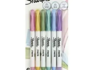 Pack of six pastel Sharpie S-Note highlighters