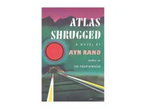 Atlas Shrugged book cover by Ayn Rand