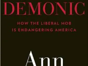 Book cover reading "DEMONIC" with red text