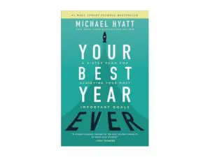 Teal book cover: Your Best Year Ever