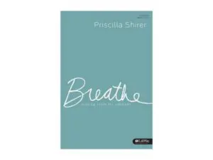 Teal book cover titled "Breathe
