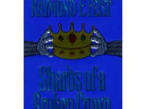 Blue book cover: crown held by armored hands