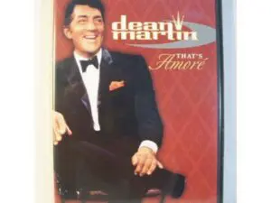 Vintage album cover with smiling man