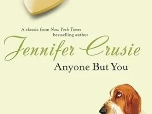 A book cover with a dog and heart.