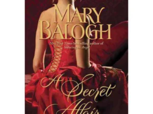 A book cover with a woman in red dress.