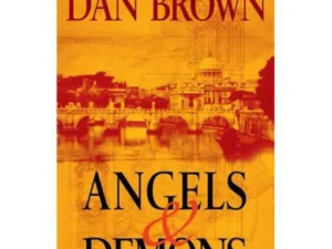 A book cover with the title of angels and demons.