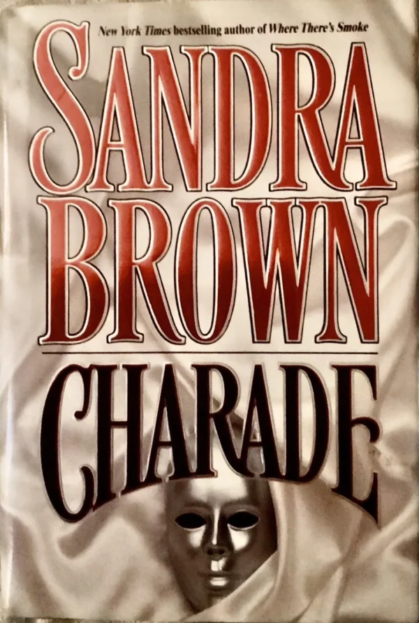 A book cover with the title of " charade ".